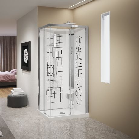 Cabines de douche - Crystal A90X70