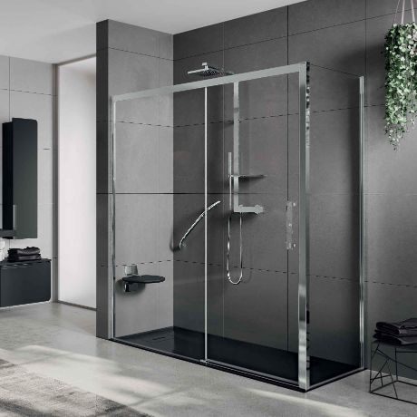 Parois de douche - Rose Rosse 2P+F