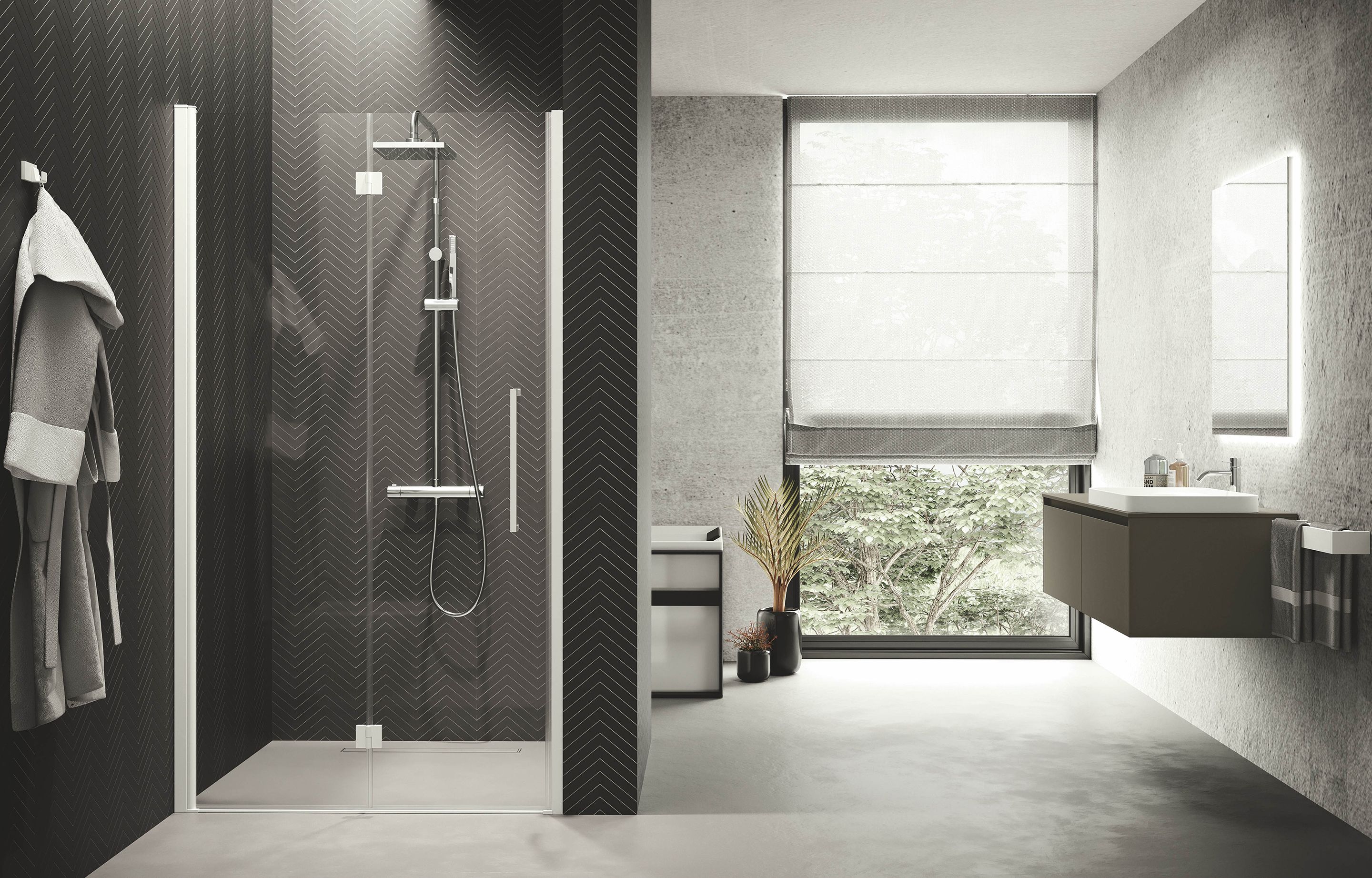 Shower enclosures - Young 1AS+F